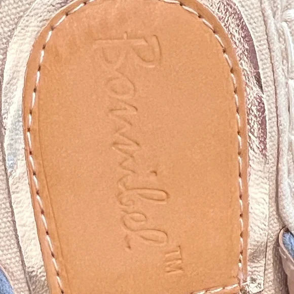 Blue Suede Espadrille Slip On Mules - Picture 5 of 6